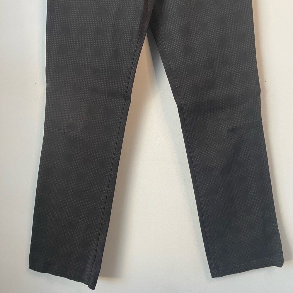 Puma Black Checkered Gray Dot Pattern Double Butt… - image 3